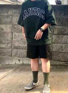 Pair Oversized t shirts with shorts