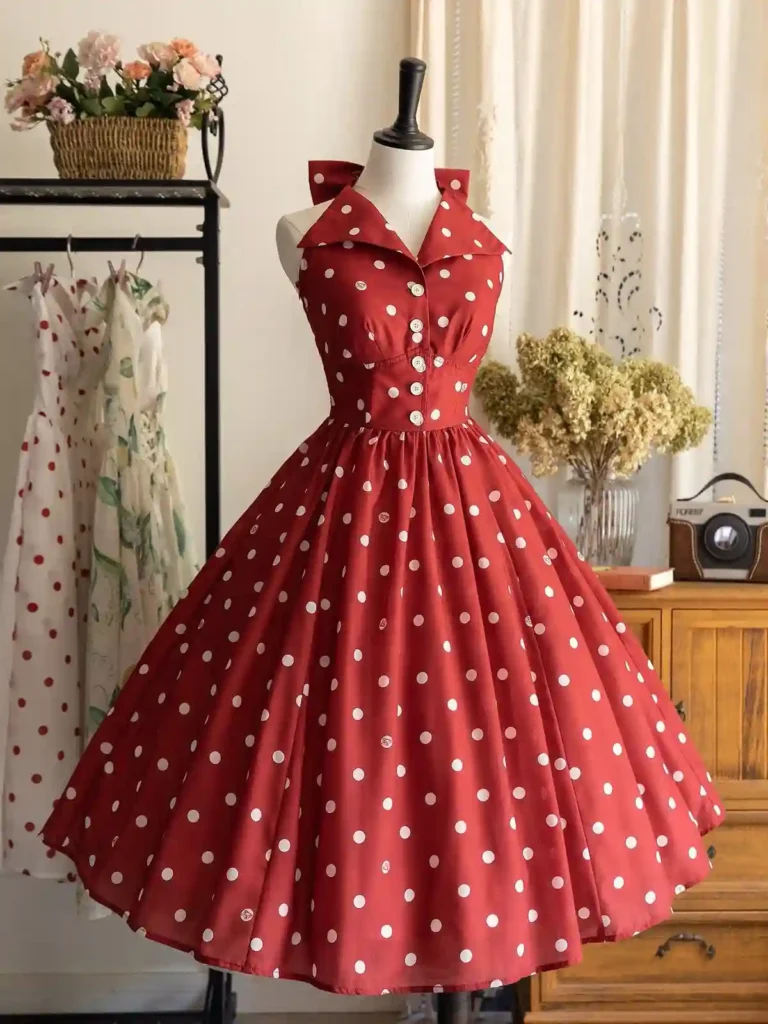 Polka dot dresses