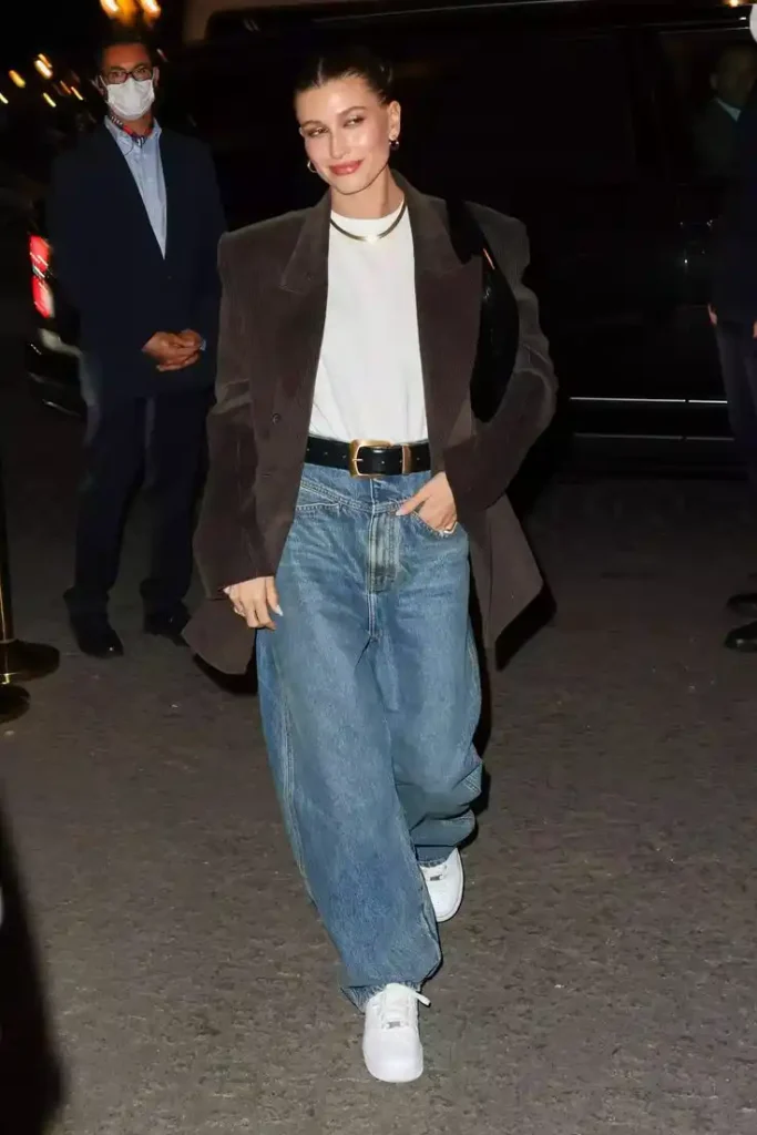 blazer to the oversized t shirt and jeans