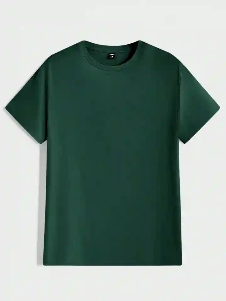 Plain Green T Shirt