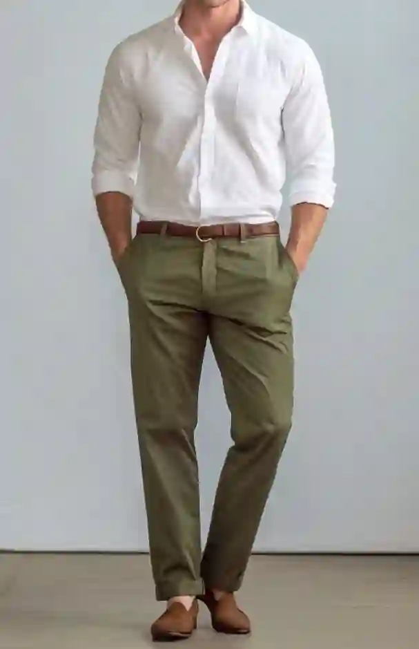 White Shirt combination with classic Bottoms
