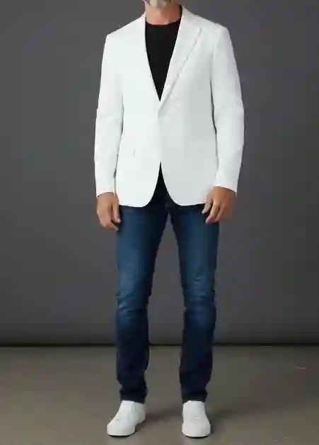 White Blazer with Jeans