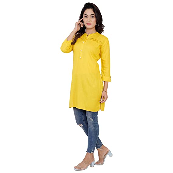 Plain Kurti with Jeans
